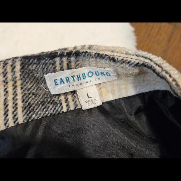 Earthbound Trading Co. Plaid  Wool Skirt - Size Large - Picture 3 of 6